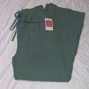 Brand new with tags. Sage green linen wide leg pants. Size small